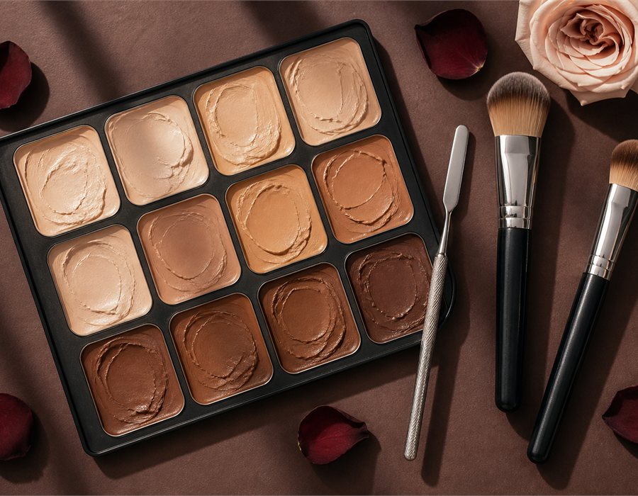 Palette de fonds de teint